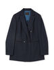 365 BLUE WINDOWPANE ダブルブレストジャケット