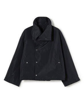 メモリータフタ ハイネックショートブルゾン