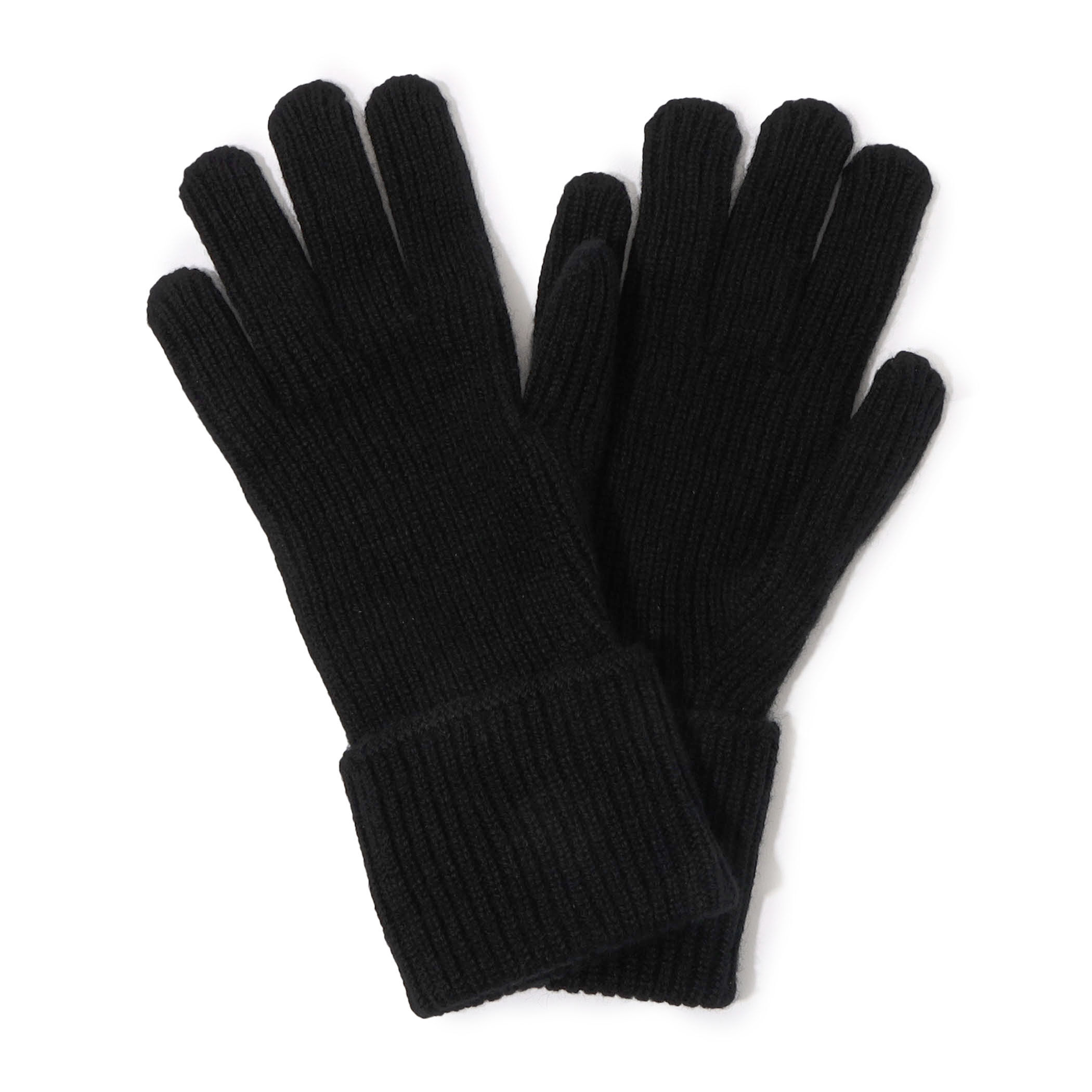 Johnstons of Elgin カシミヤ リブニット グローブ｜トゥモローランド