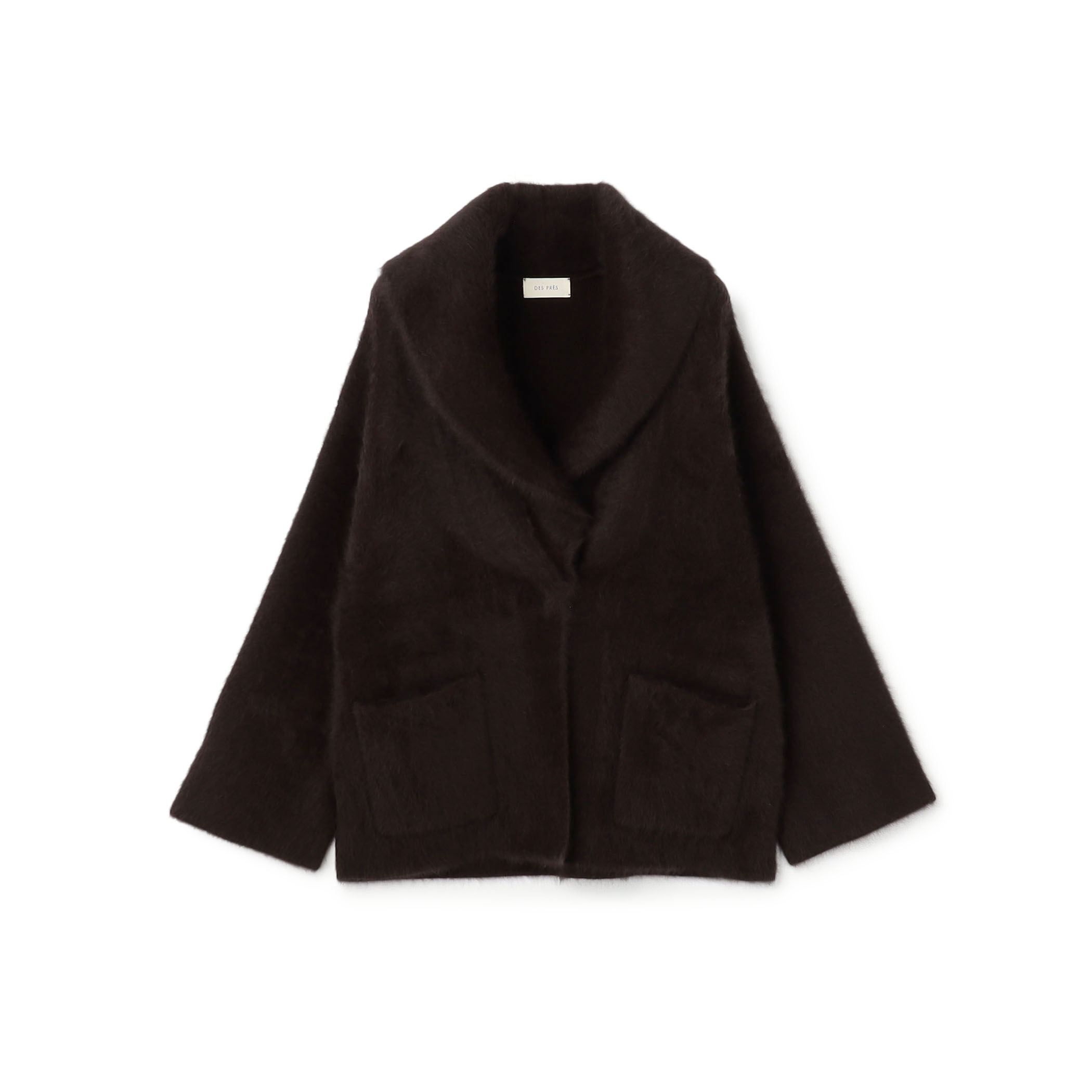 Ｗフェイスショールカラーコート ダブルフェイスメルトンビーバー ショールカラーコート | maison