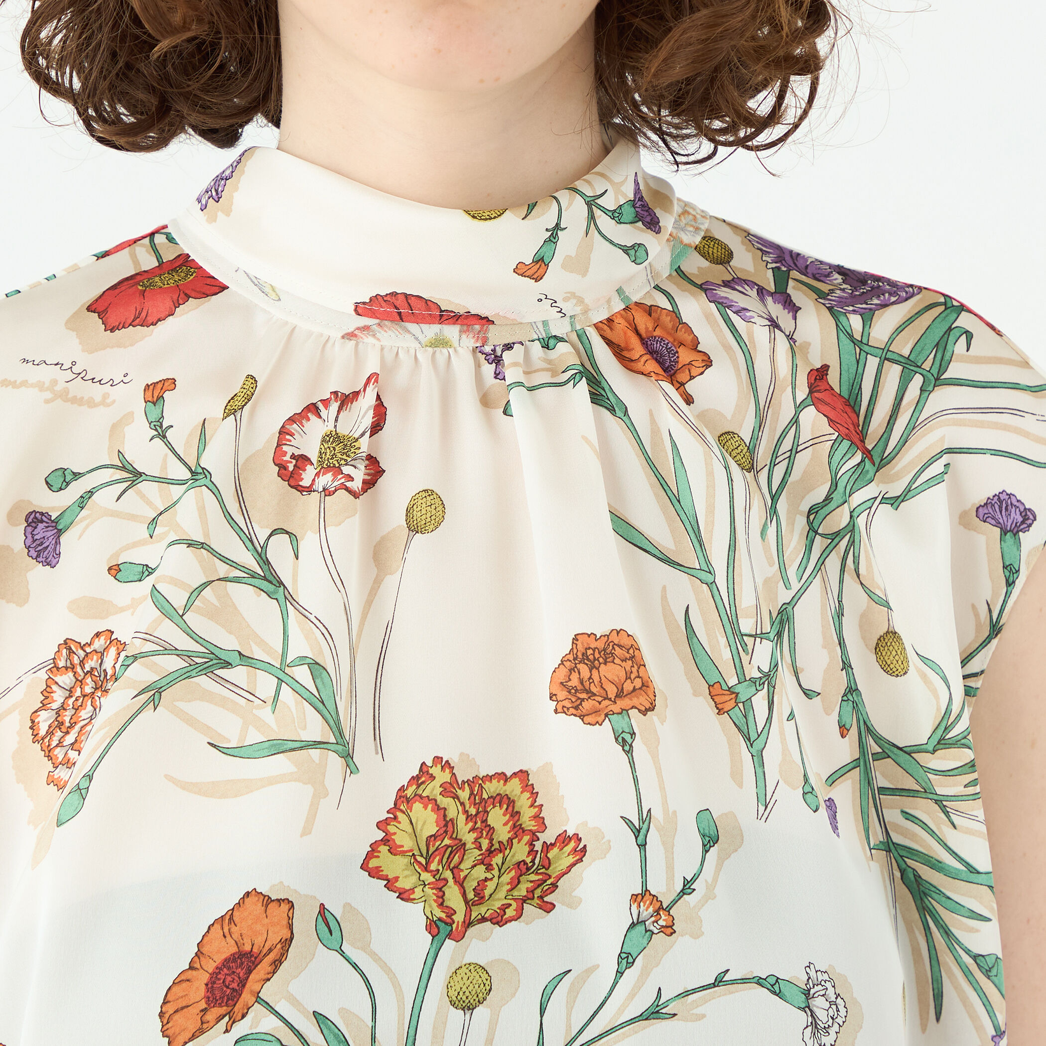 別注】manipuri for Ballsey Collage Bloom バックボウタイ