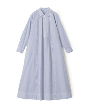 コットンタイプライター ジップワンピース