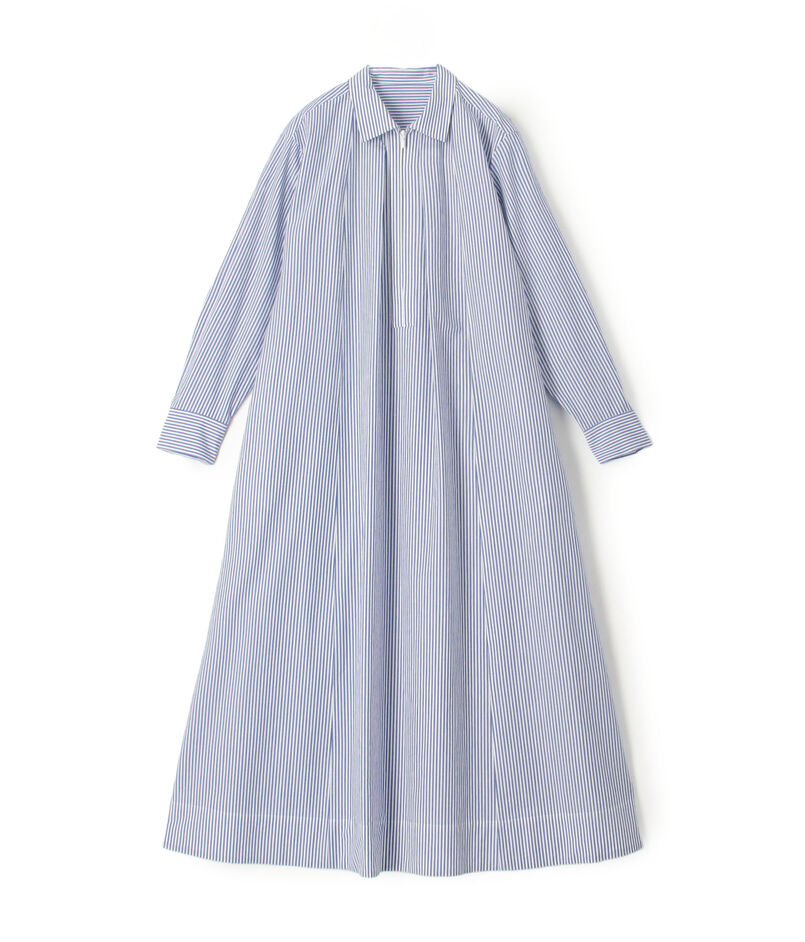 コットンタイプライター ジップワンピース