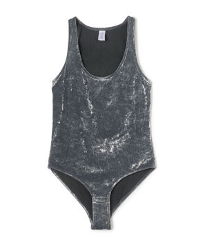 SIMONE WILD HAMMERED VELVET ボディスーツ