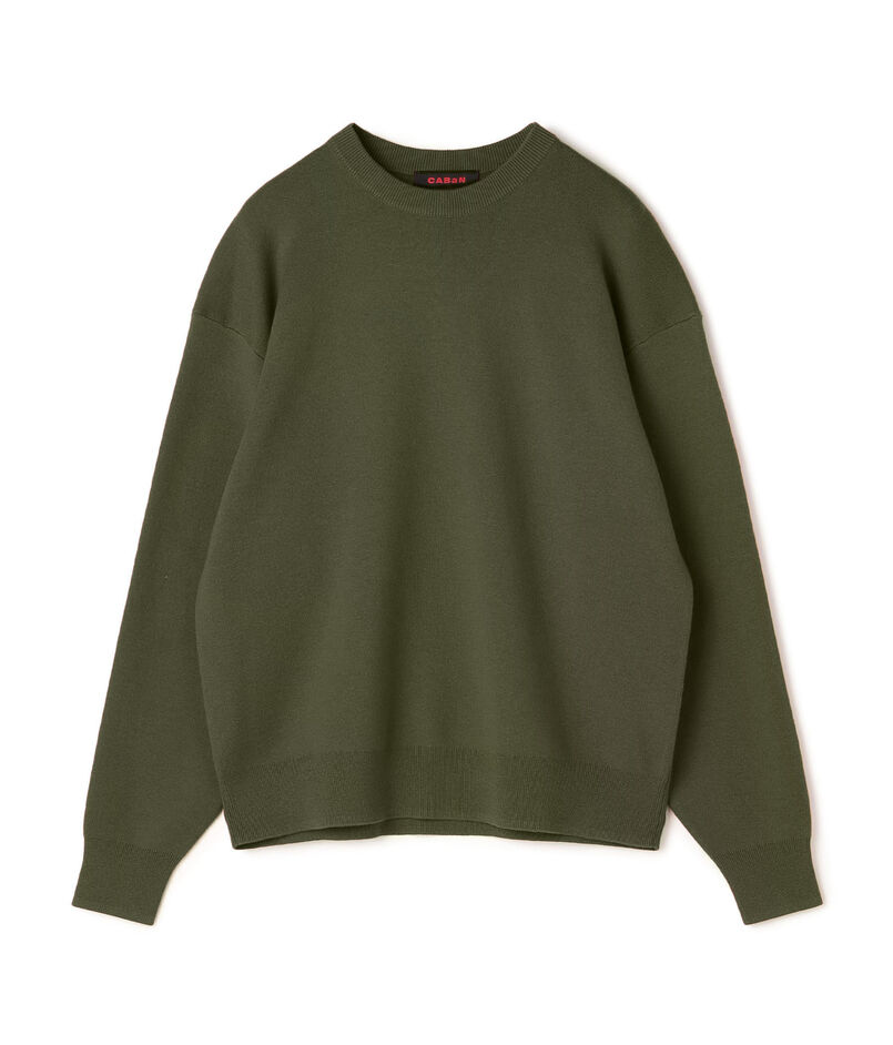CABaN コットンカシミヤ クルーネックプルオーバー