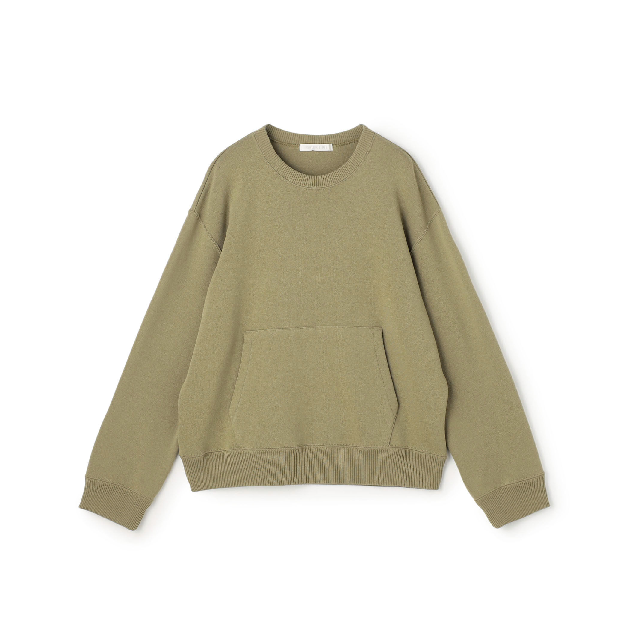 コットンスピニングウール クルーネックプルオーバー