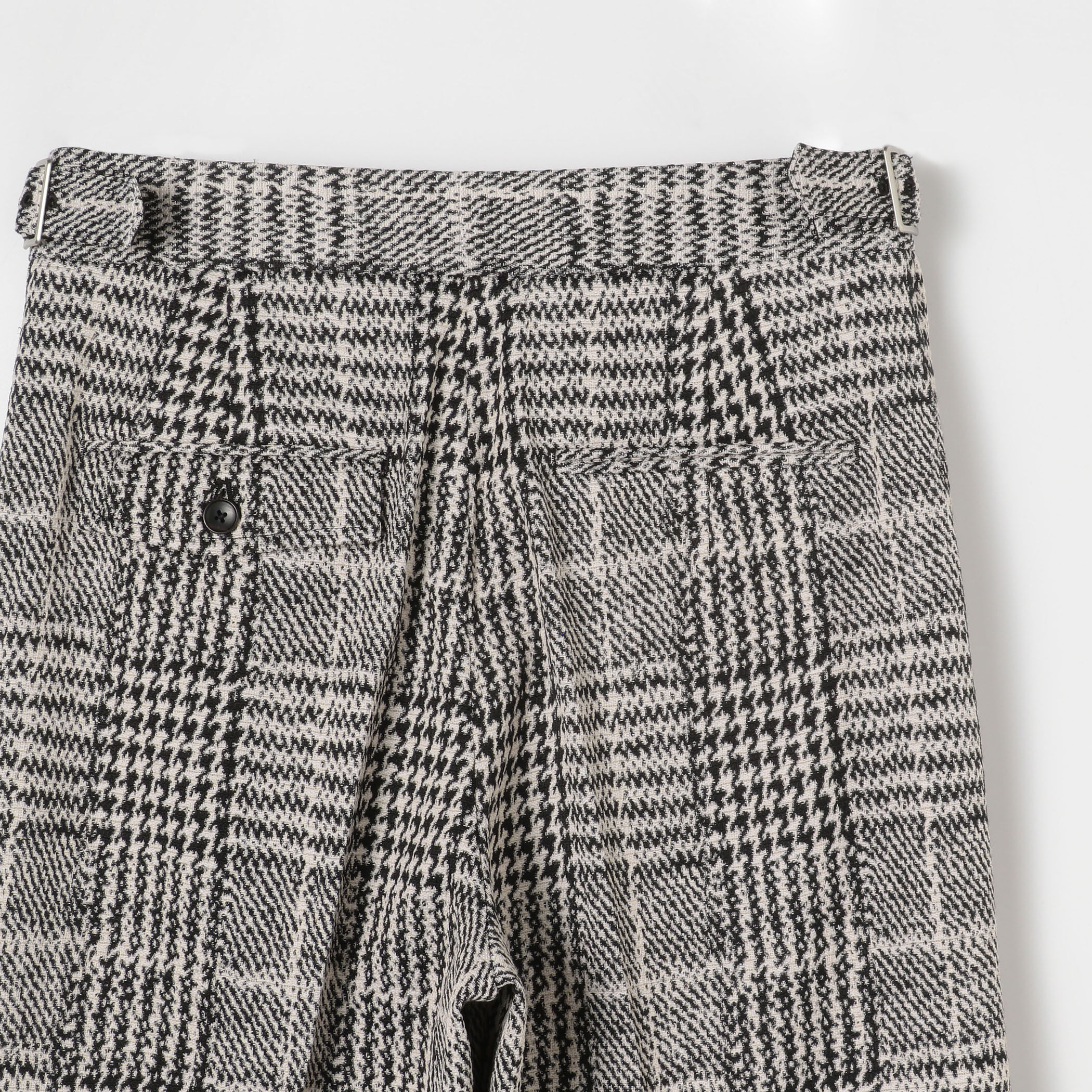 グレンチェックジャカード フレアパンツ｜トゥモローランド 公式通販