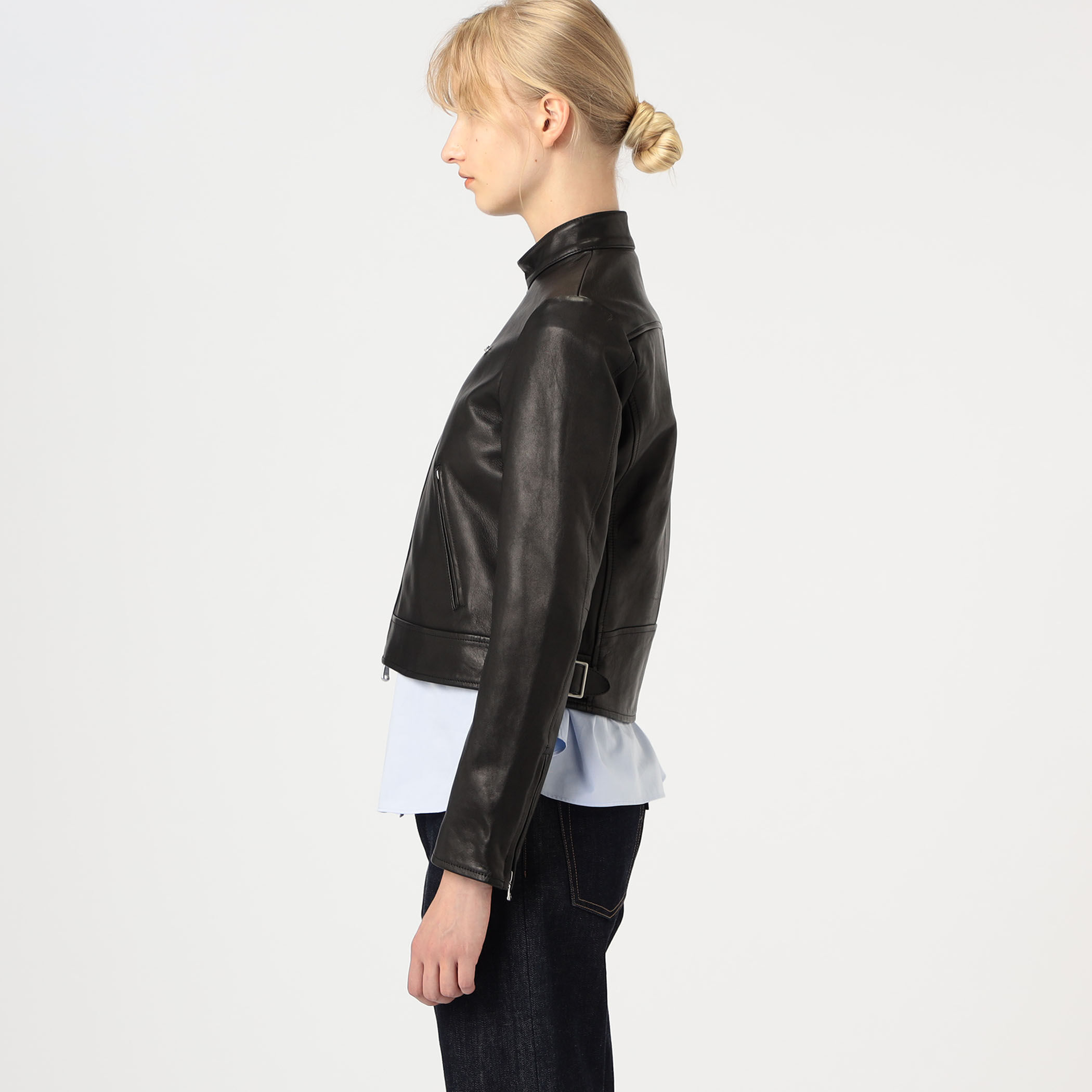 ラムレザー ライダースジャケット｜トゥモローランド 公式通販