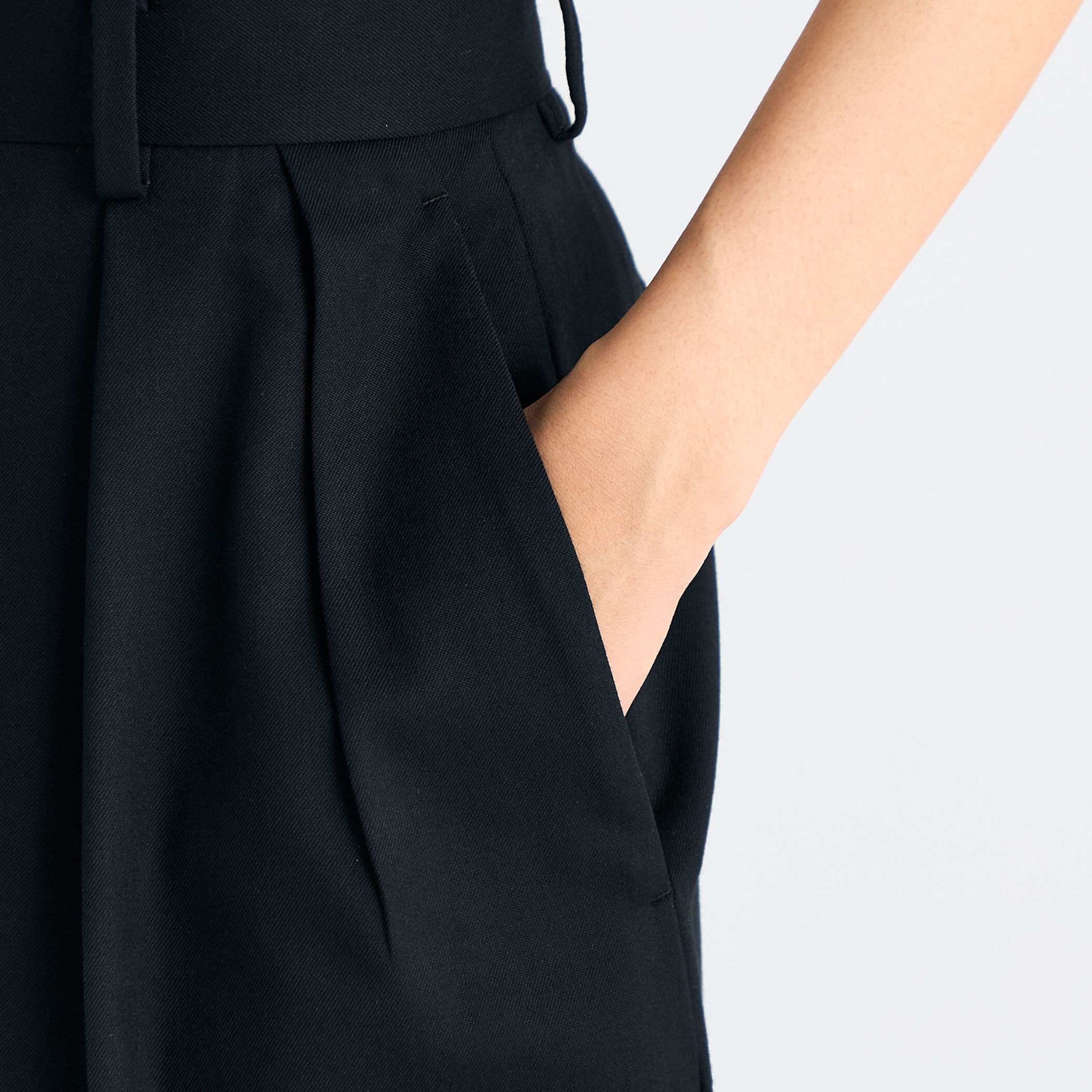 レア 80~ VALENTINO 2タック ワイドスラックス 黒 OPTIジップ 2tuck wide slacks pants / black（2タックワイドスラックス