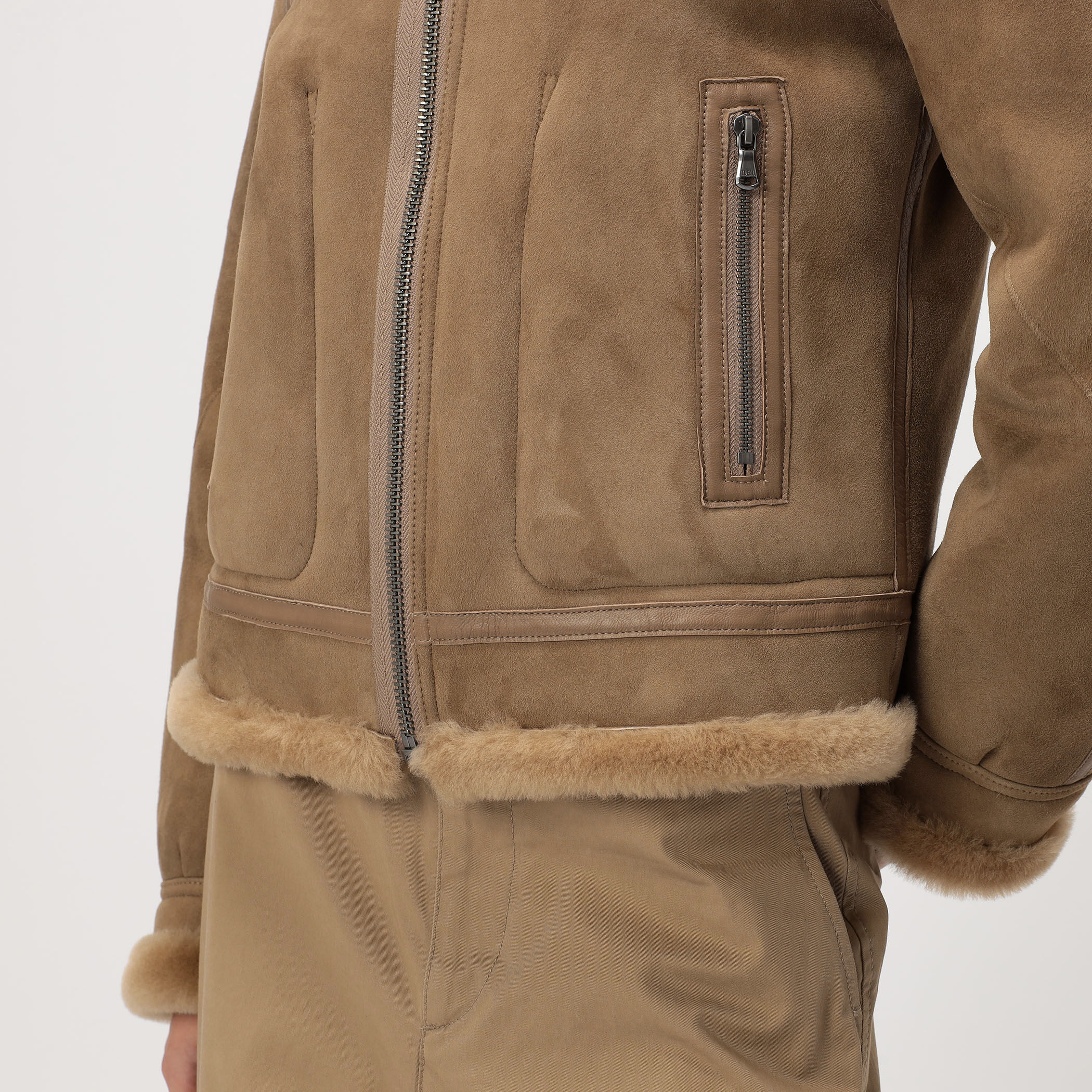 ラムレザー ムートンジャケット｜トゥモローランド 公式通販