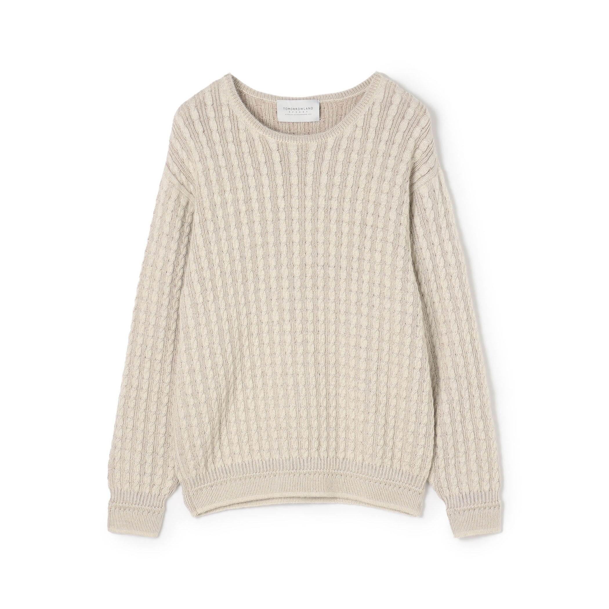 TOMORROWLAND tricot アルパカポリエステル クルーネックプルオーバー｜トゥモローランド 公式通販