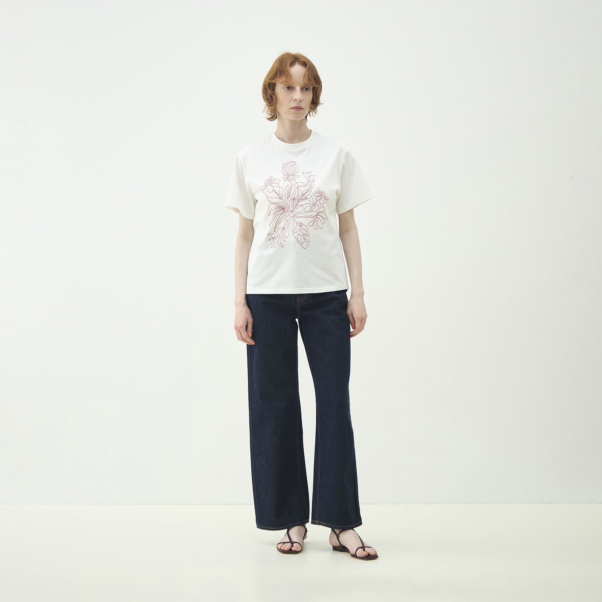 ボタニカルエンブロイダリー Tシャツ｜トゥモローランド 公式サイト