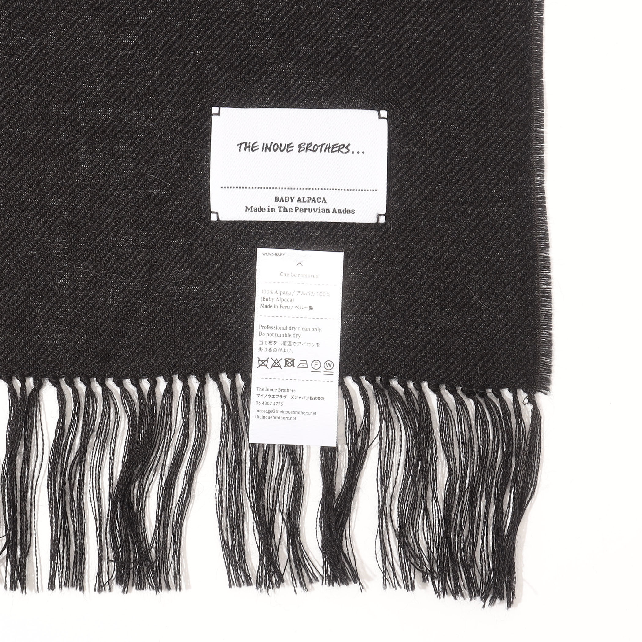 The Inoue Brothers Non Brushed Large Stole｜トゥモローランド