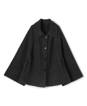 ライトウールニット ステンカラーコート