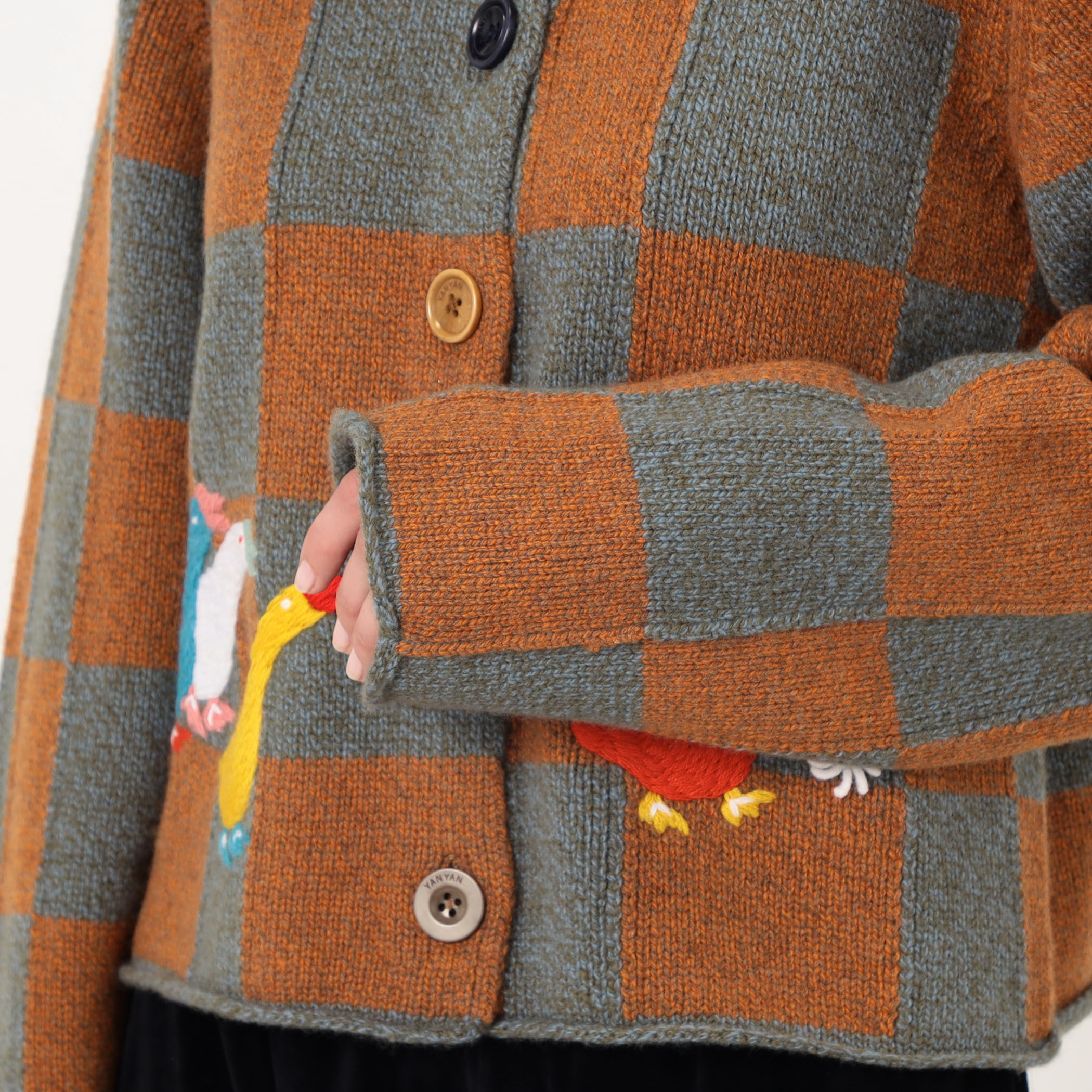 YANYAN CHECK CARDIGAN チェックカーディガン｜トゥモローランド 公式