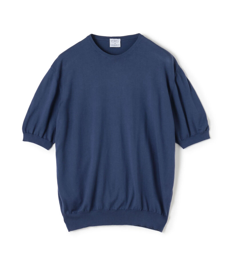 FEDELI コットン クルーネック