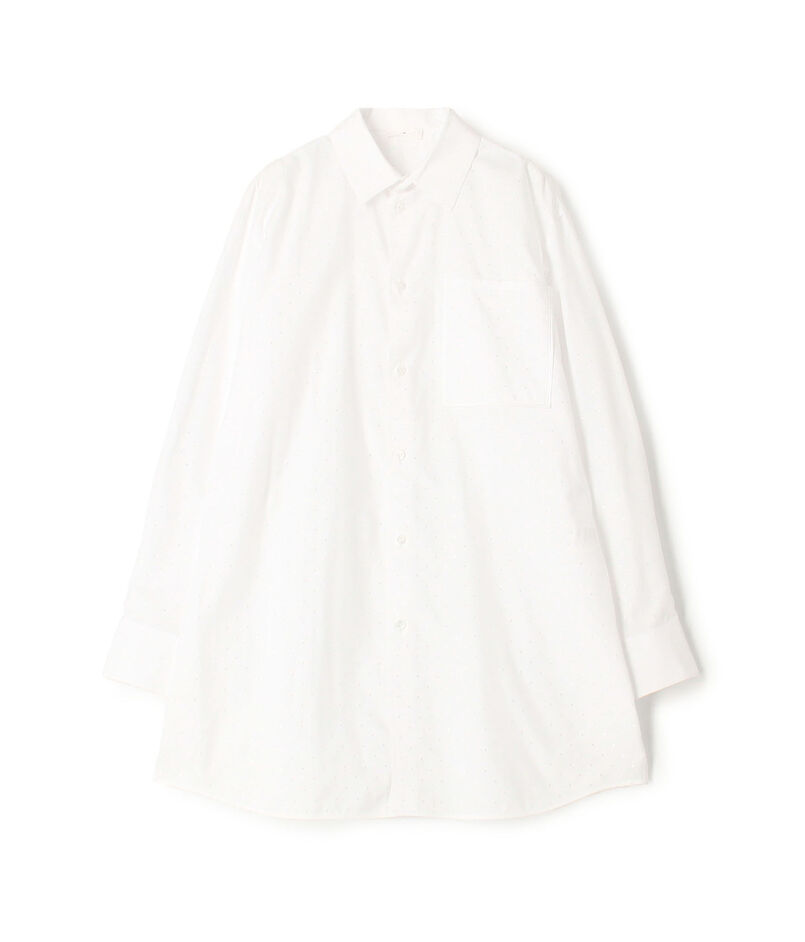 コットンレーヨン ロングシャツ