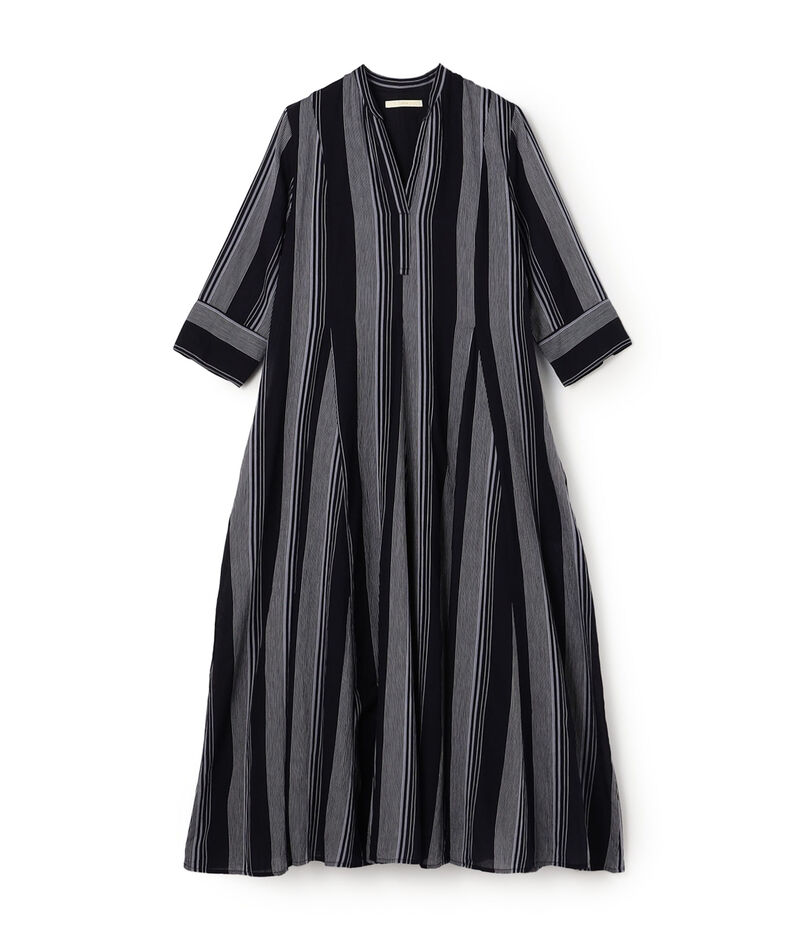 ne Quittez pas Cotton Voile Stripe ワンピース