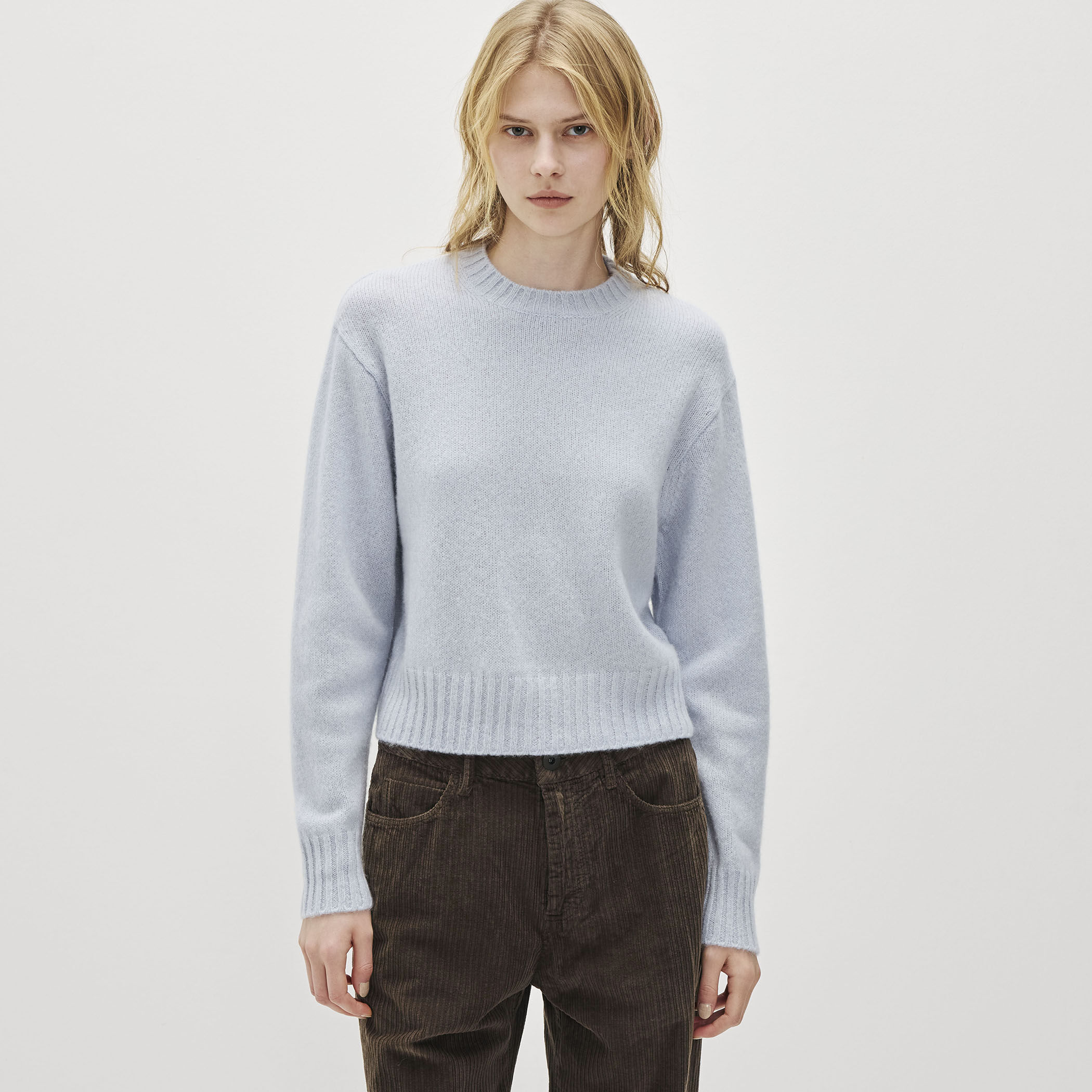 ライトウェイト カシミヤ クルーネックニット WLTC3249