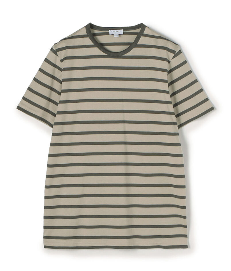 SUNSPELコットン クルーネックTシャツ
