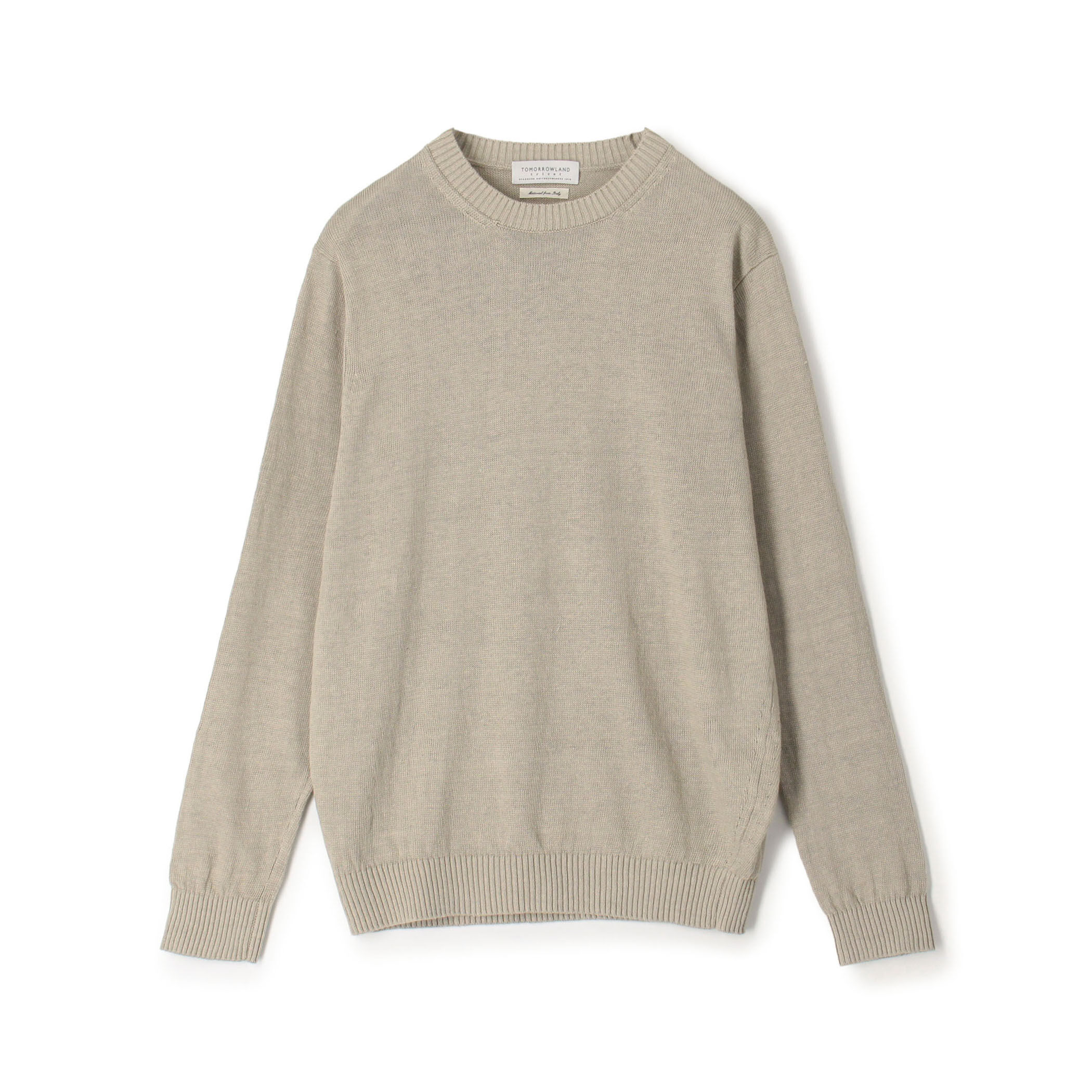 TOMORROWLAND tricot リネンクルーネック プルオーバーニット