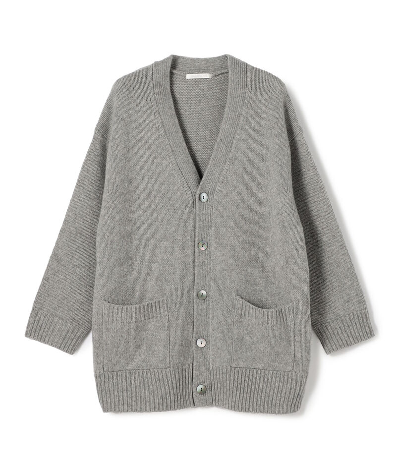 ファインウール Vネックカーディガン ファインウール Vネックカーディガン