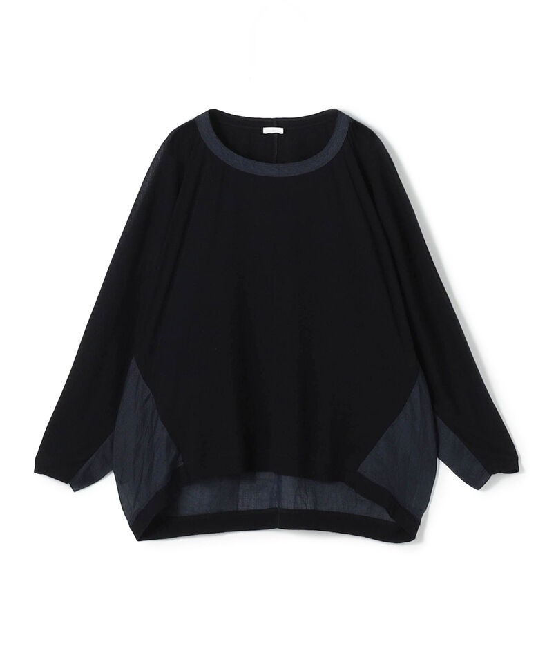 コットンガーゼフライス ドルマンスリーブプルオーバー