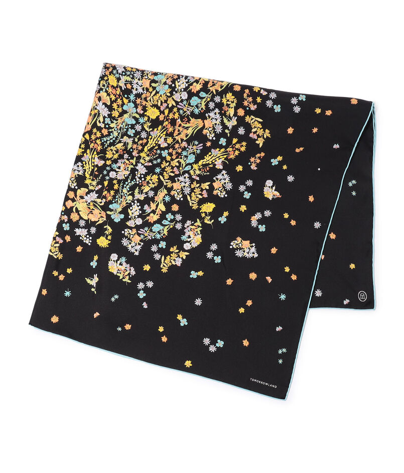 Atelier TOMORROWLAND FLOWER シルクスカーフ