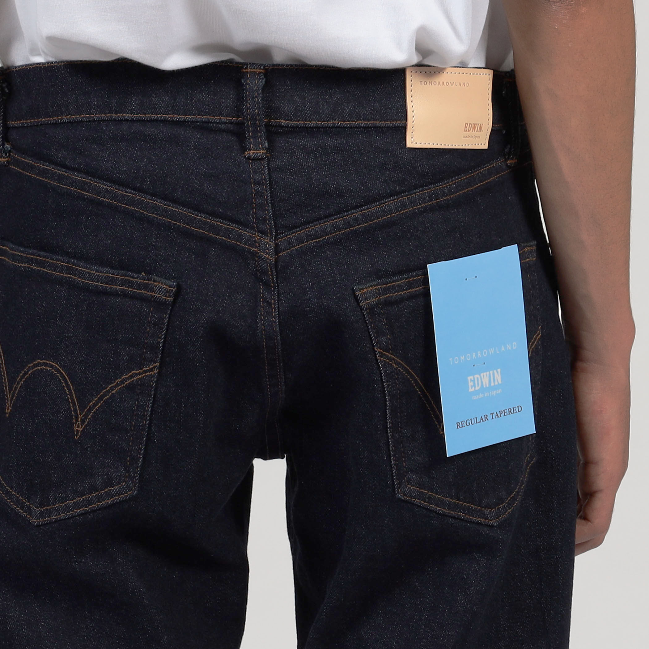 別注】EDWIN REGULAR TAPERED ONE WASHED デニムパンツ