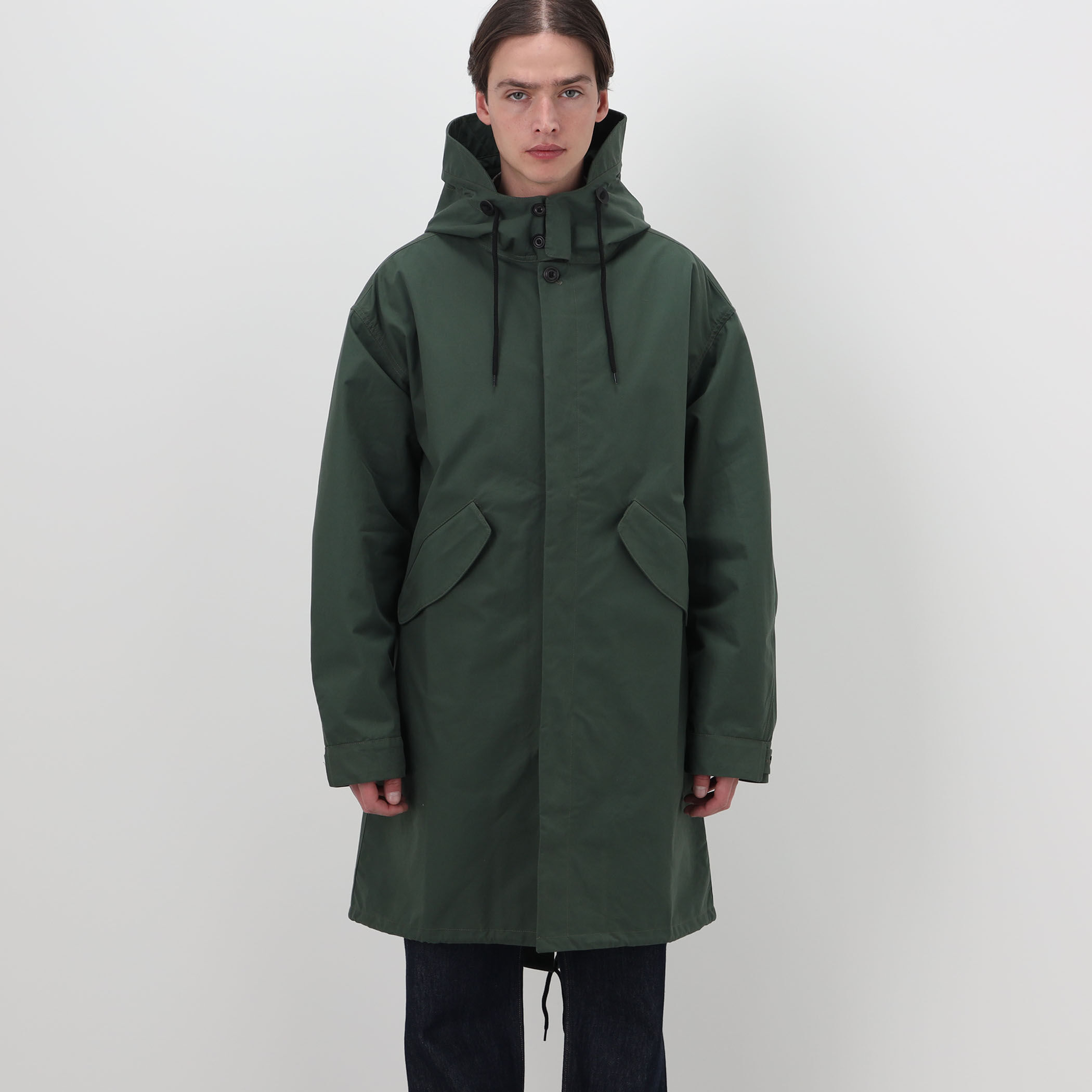 EASTMOND APPAREL ドライワックスコットン ミリタリーコート