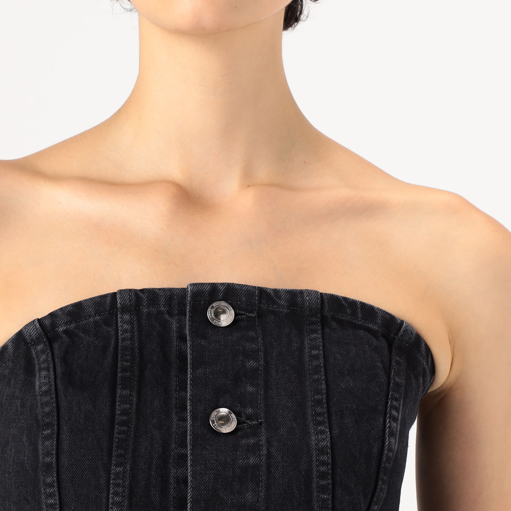 HYKE TWILL STRAPLESS TOP｜トゥモローランド 公式通販