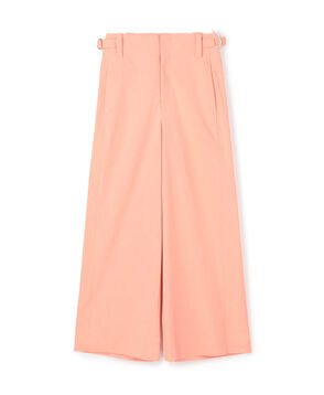 ナチュラルスラブストレッチ セミワイドパンツ