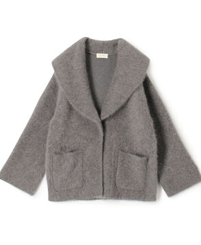 フォックスカシミヤ ショールカラーコート