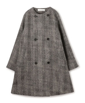 ワイドヘリンボーン カラーレストレンチコート