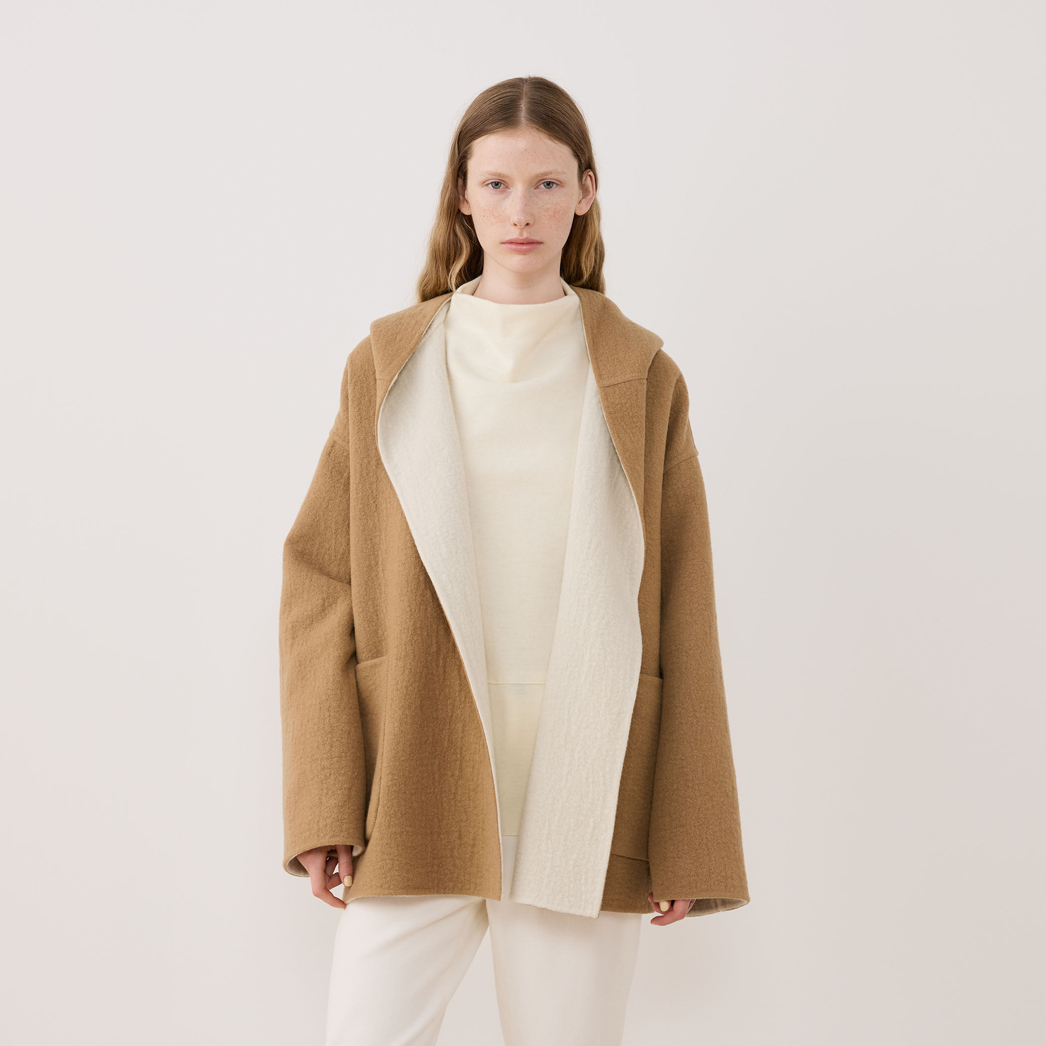 【3way✨ラクーンファー✨】 トゥモローランド　フーデットコート ライトタフタ フーデッドコート | maison TOMORROWLAND/メゾン