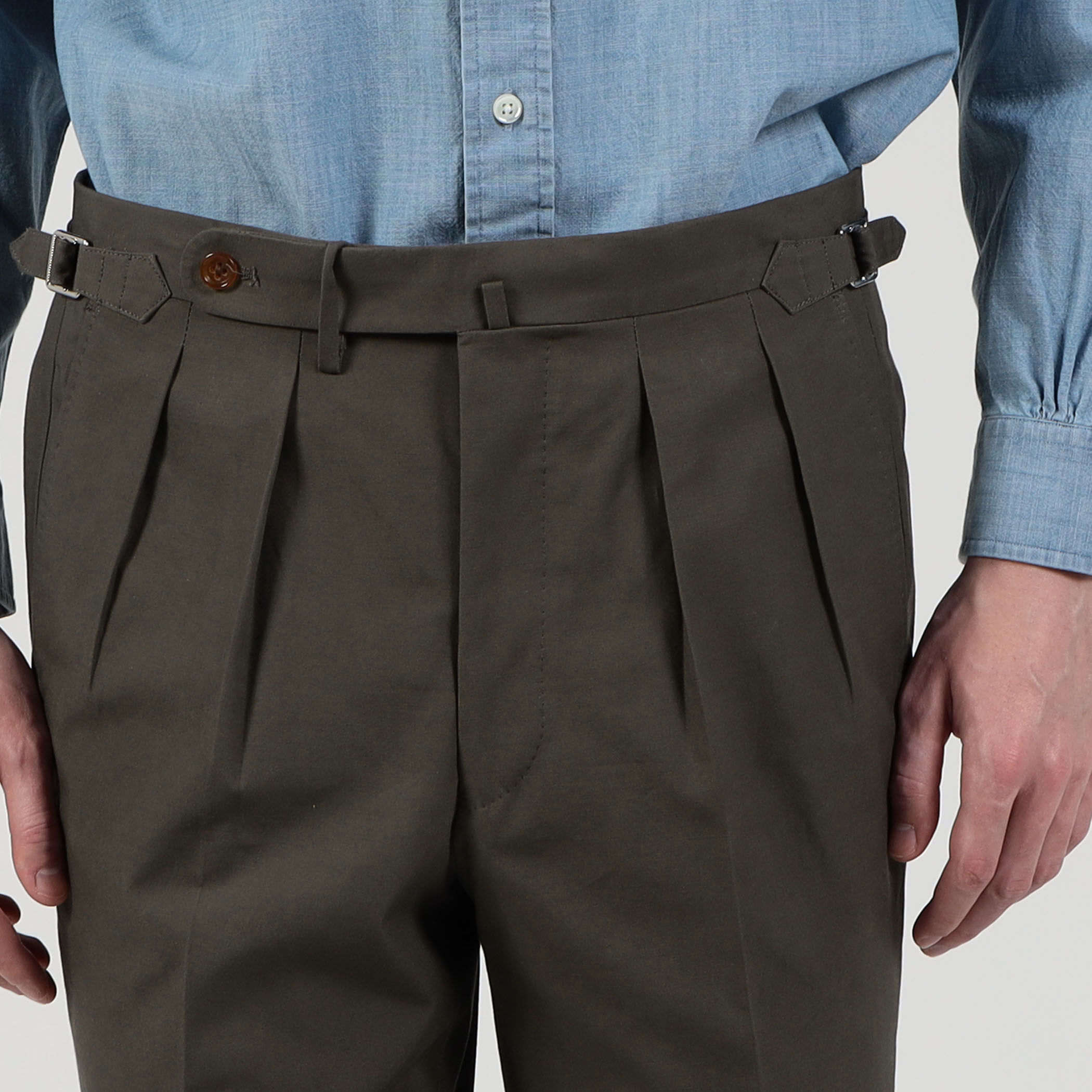 コットン イン2プリーツスラックス BRADFORD SYSTEM｜トゥモローランド