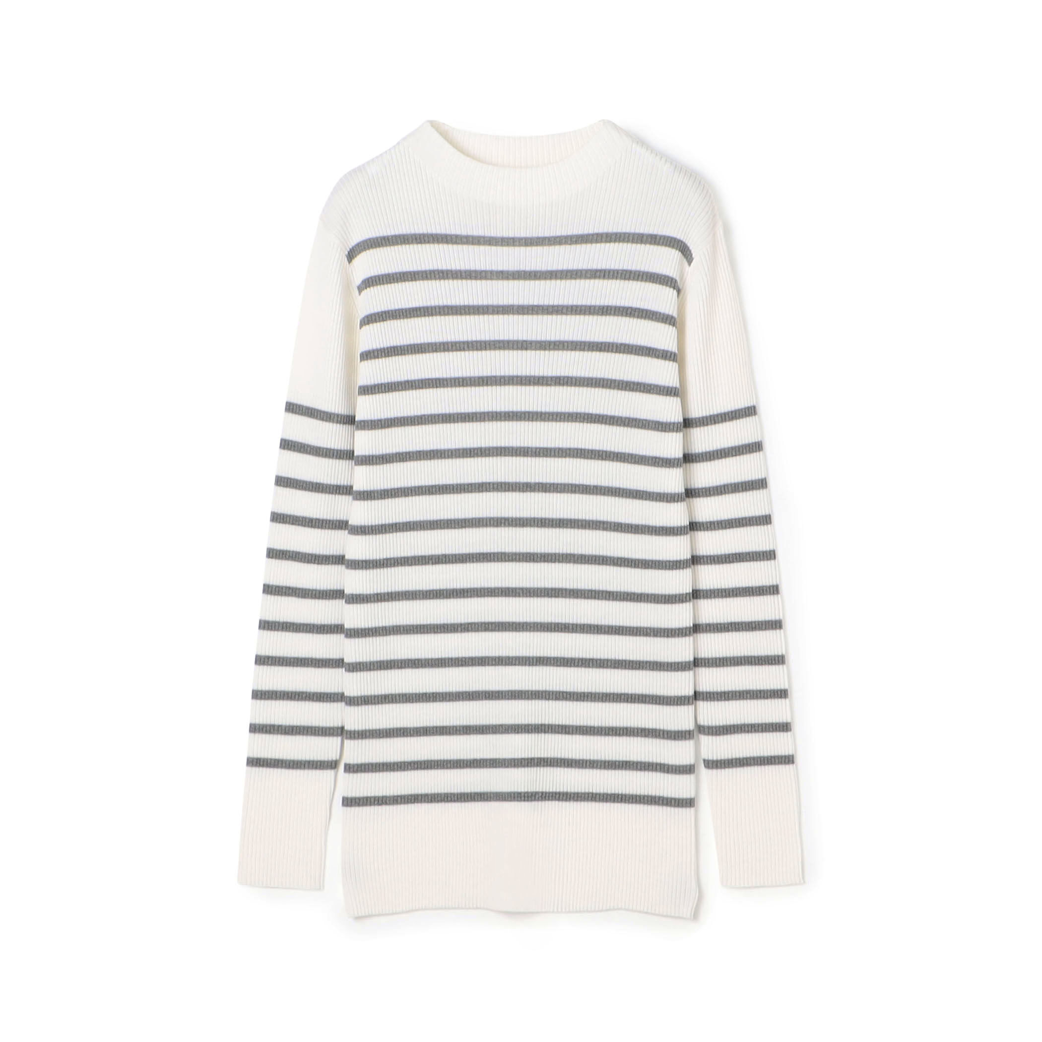 プルミエールウールリブ ビルドネックプルオーバー｜トゥモローランド