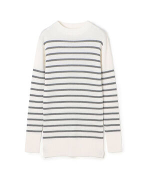 プルミエールウールリブ ビルドネックプルオーバー