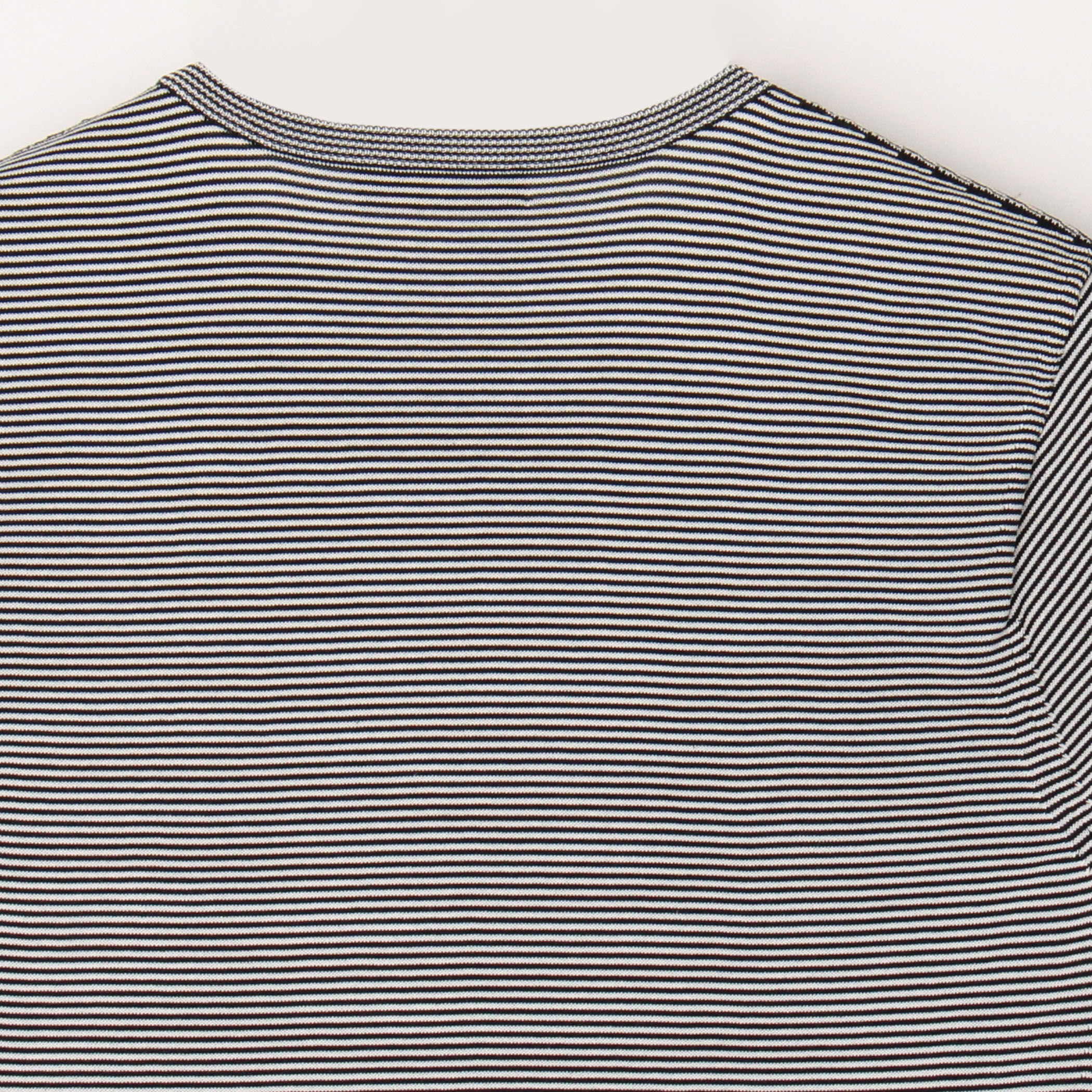 CABaNコットンポリエステル フレンチスリーブプルオーバー　ネイビーストライプ BPF01_39_39025102009_6802?$