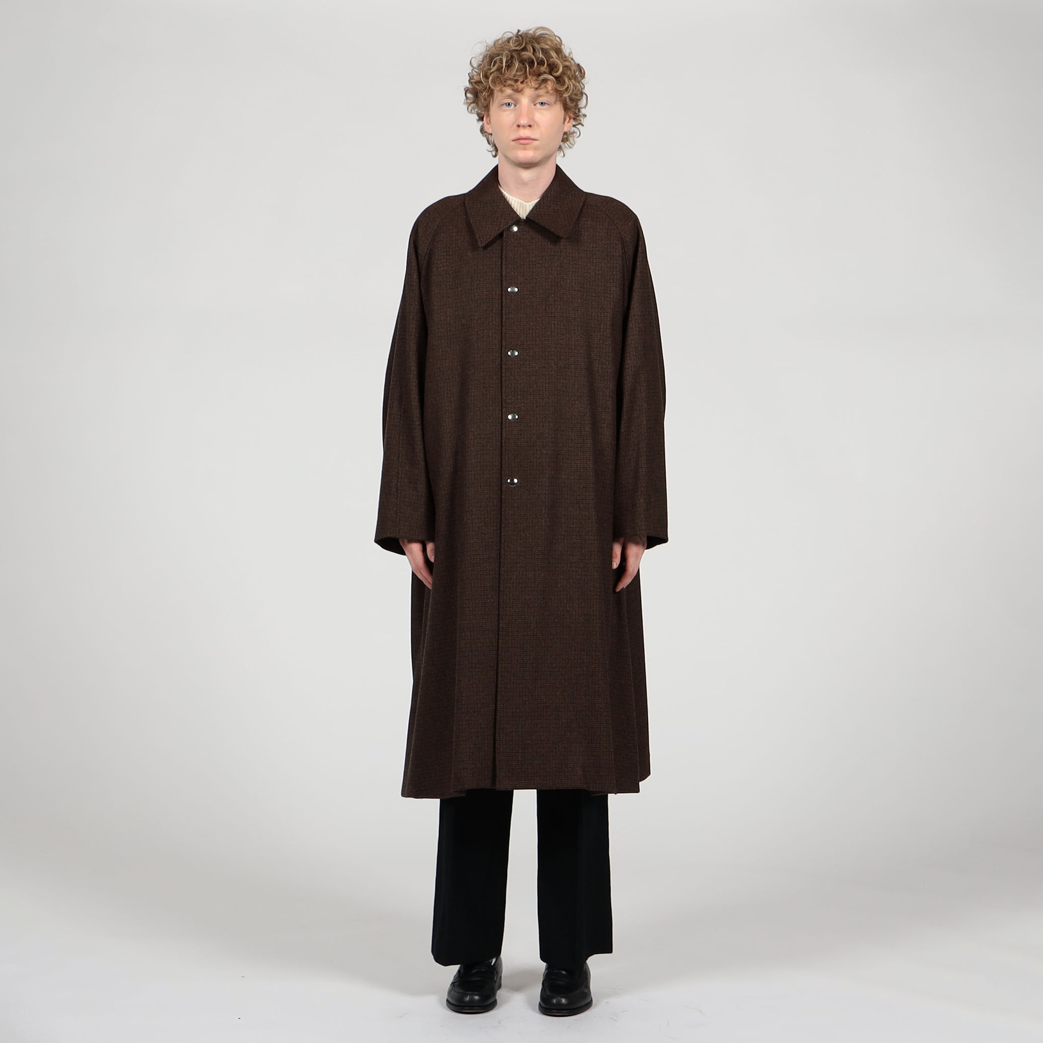 別注】The CLASIK BAL COLLAR PONCHO Fox Flannel