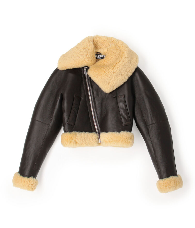 JACQUEMUS LE BLOUSON AVIATORE ムートンジャケット