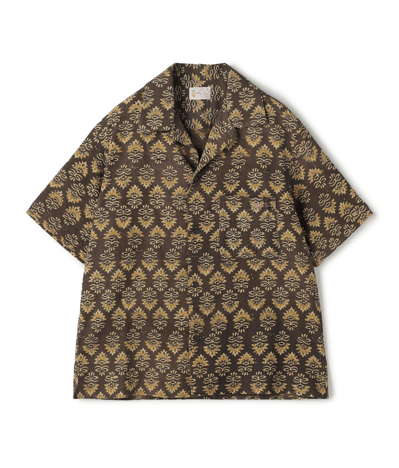 Mai Tai ブロックプリント 開襟シャツ