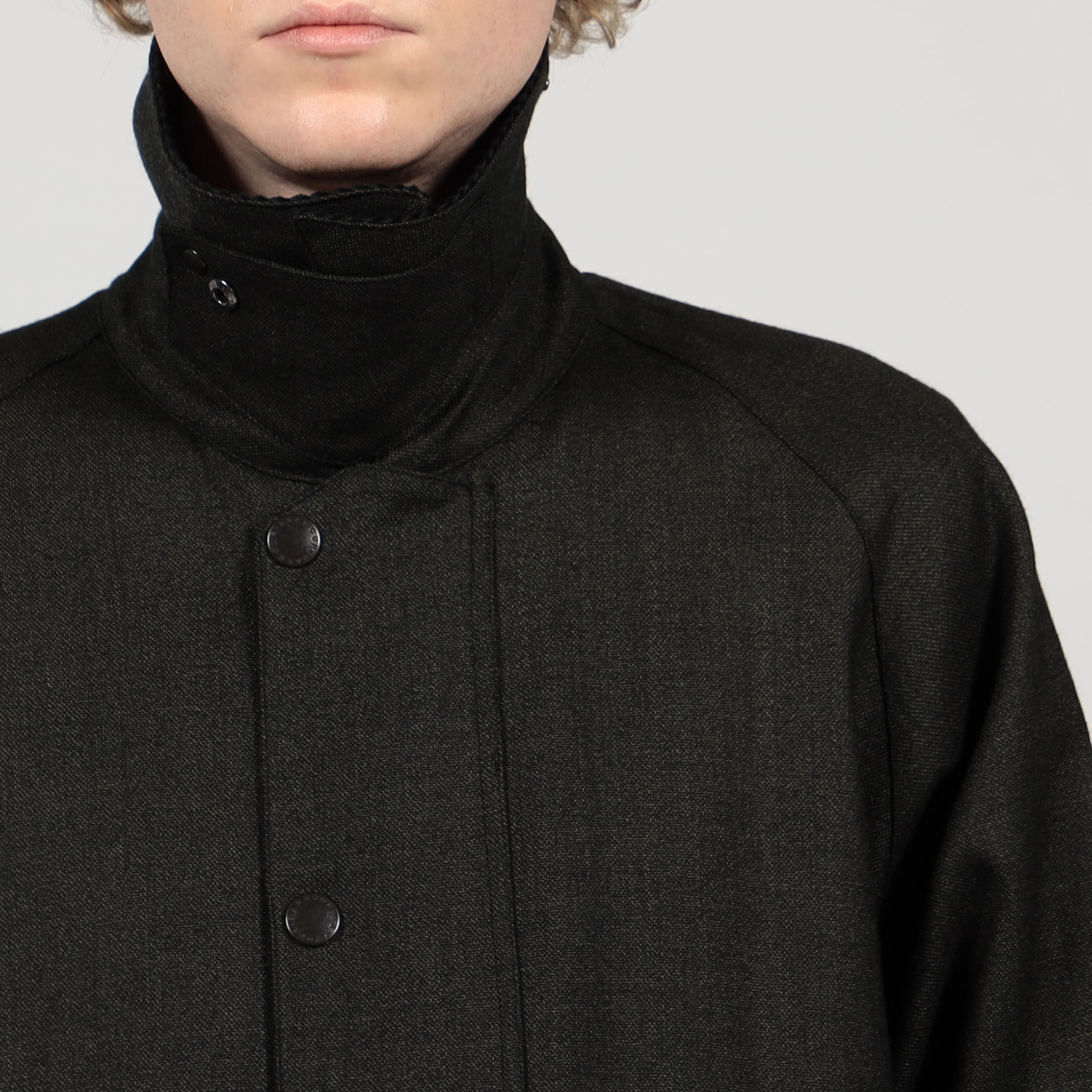 別注】Barbour TRASPORT ウールブルゾン DORMEIUL｜トゥモローランド