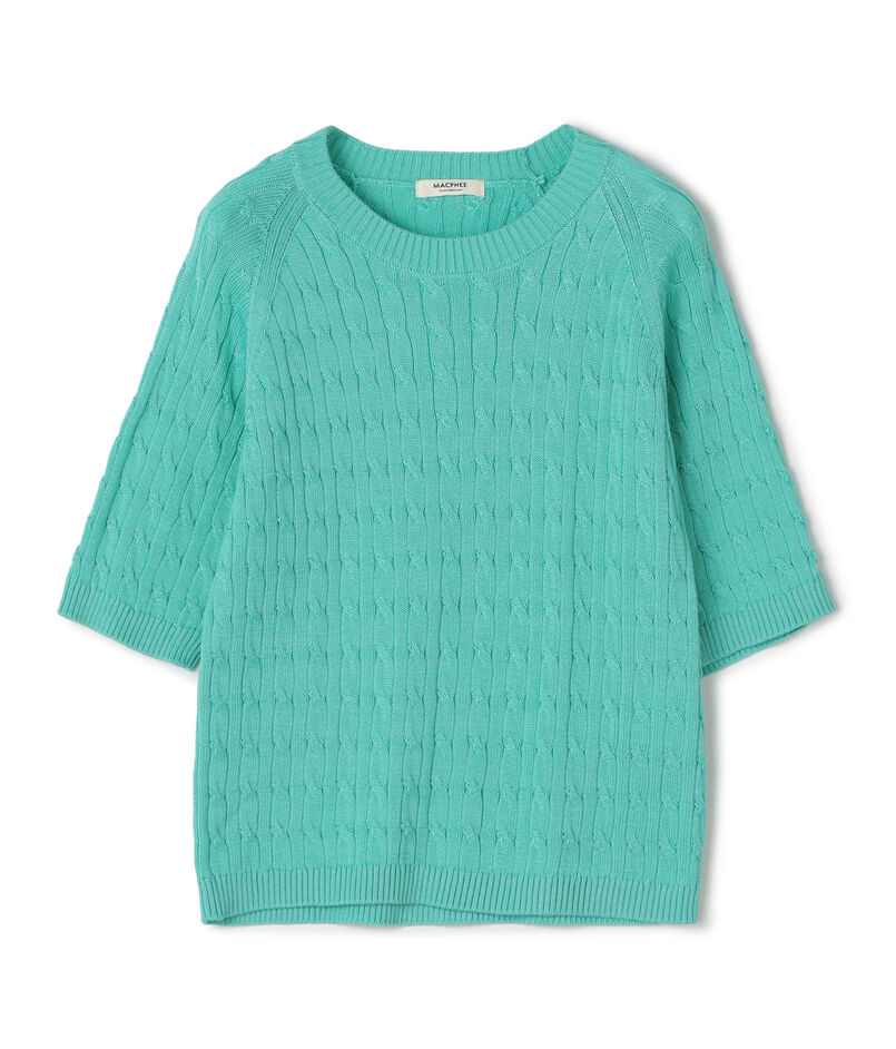 ギザケーブル ハーフスリーブプルオーバー