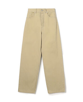 ブラッシュドツイル セミワイドパンツ