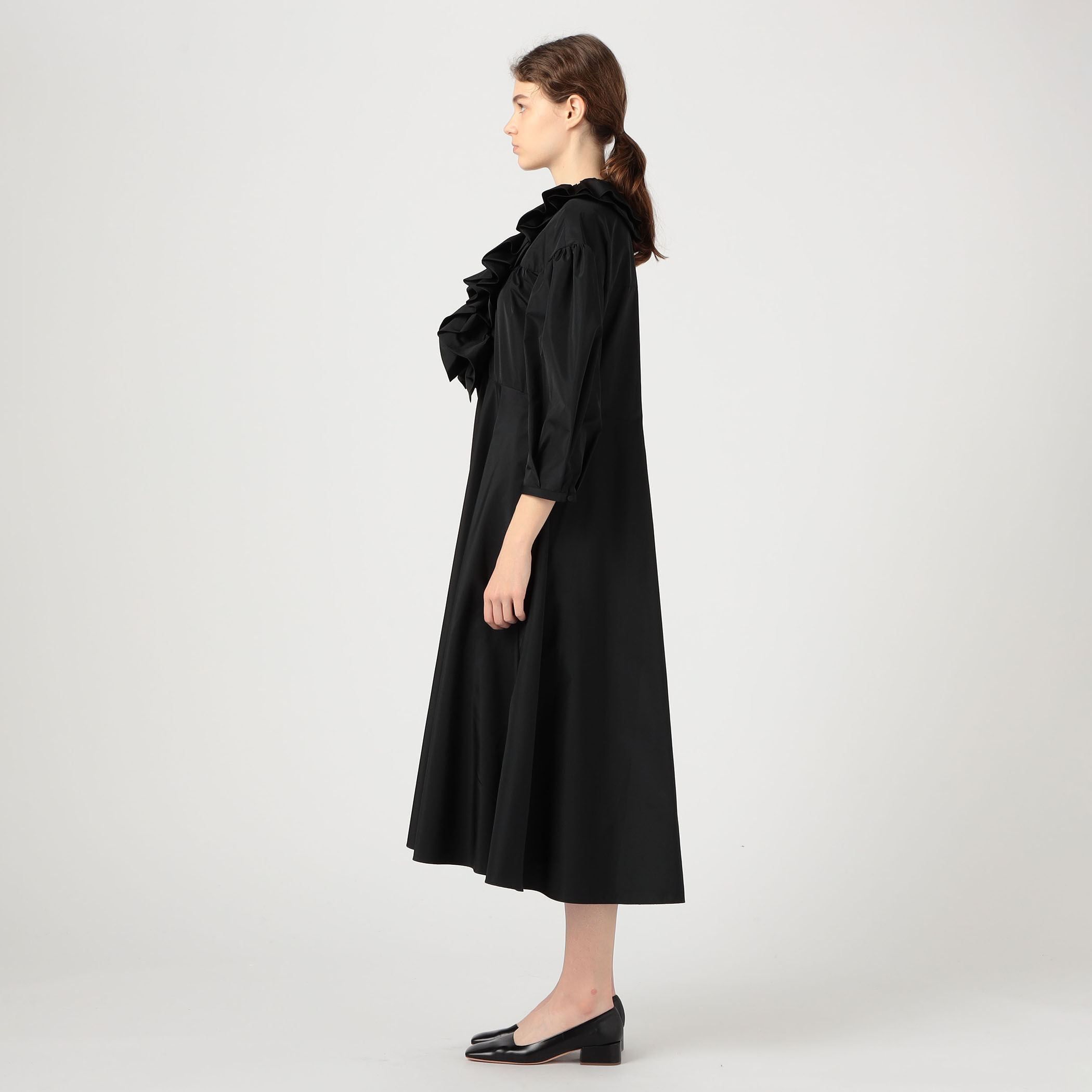 JIL SANDER ラッフルフリルシャツワンピース｜トゥモローランド 公式サイト