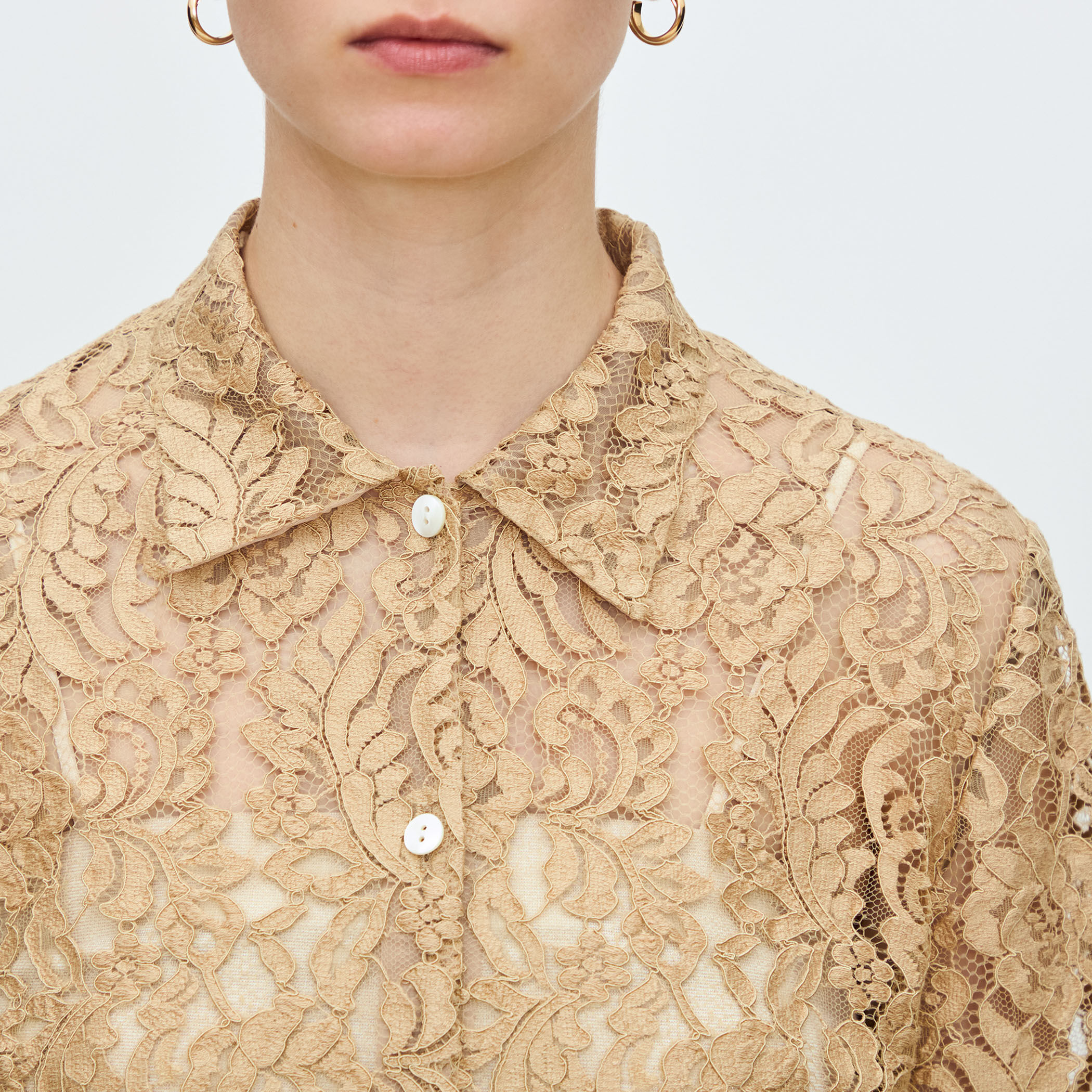 ❤︎新品未使用❤︎ゴートゥーハリウッド 160 レース ブラウス レース衿ジョーゼットブラウス（2002595568） | COUTURE