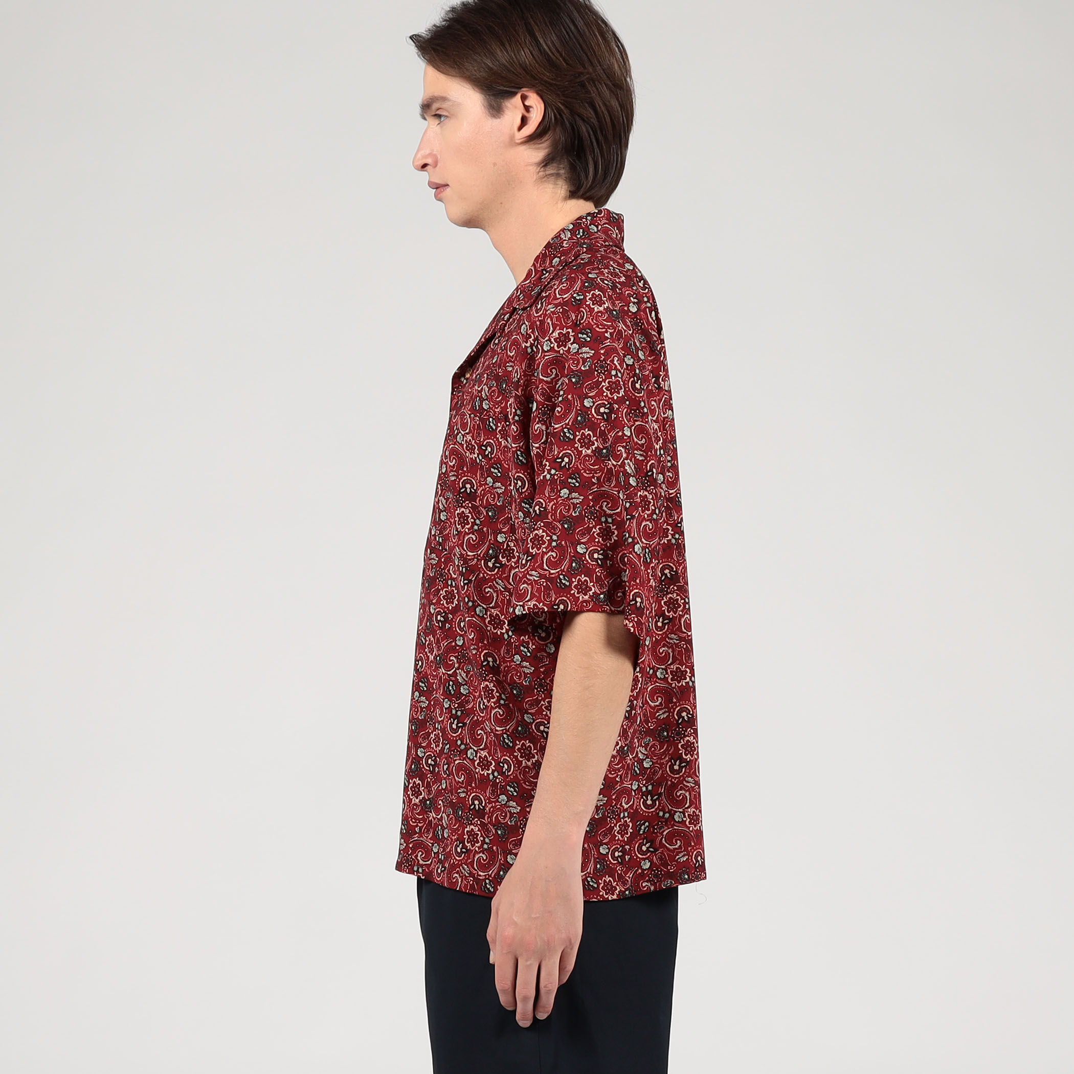 m’s braque オープンカラーシャツ 別注】m's braque ポリエステル オープンカラー ハーフスリーブ