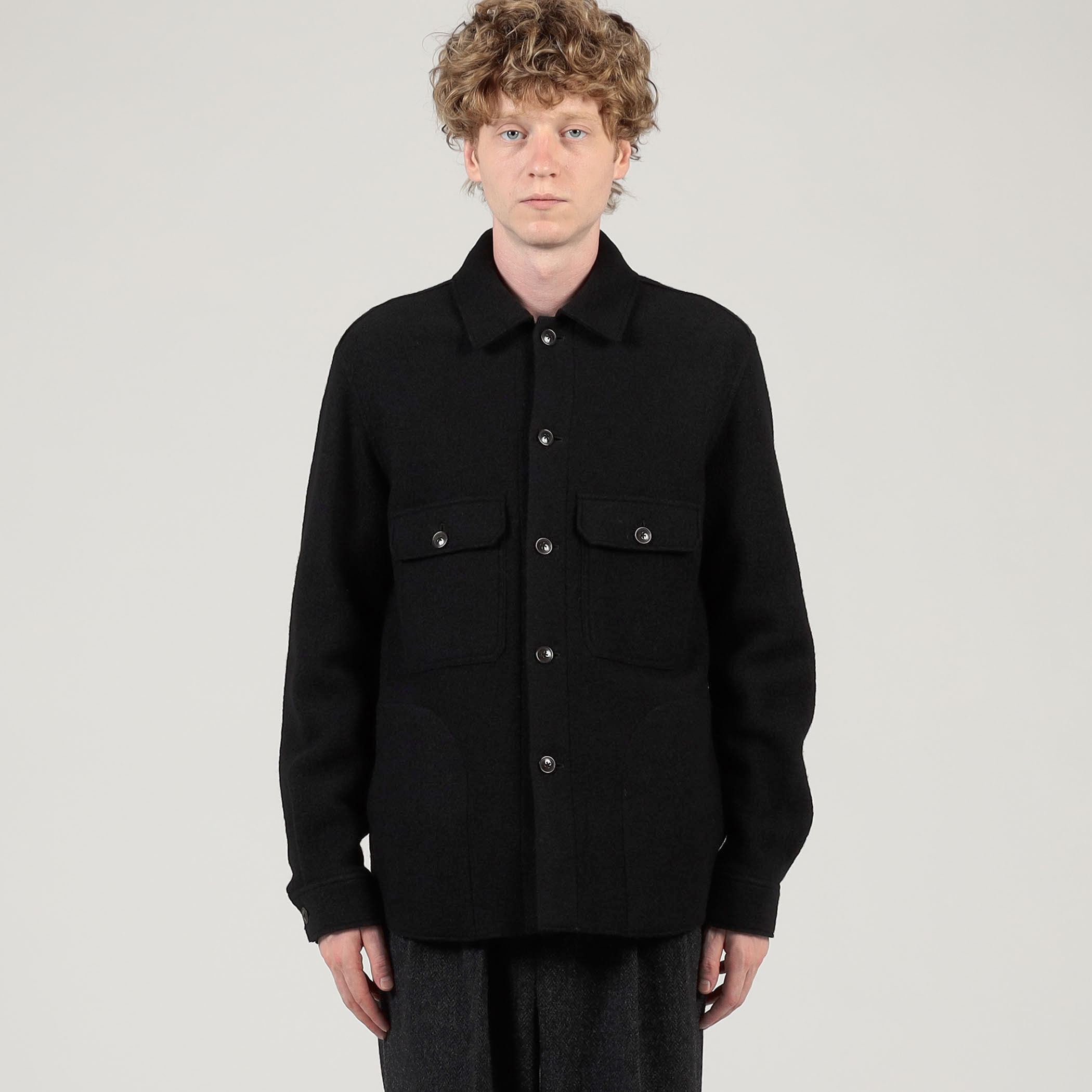 ボイルドウール シャツブルゾン MANTECO｜トゥモローランド 公式通販