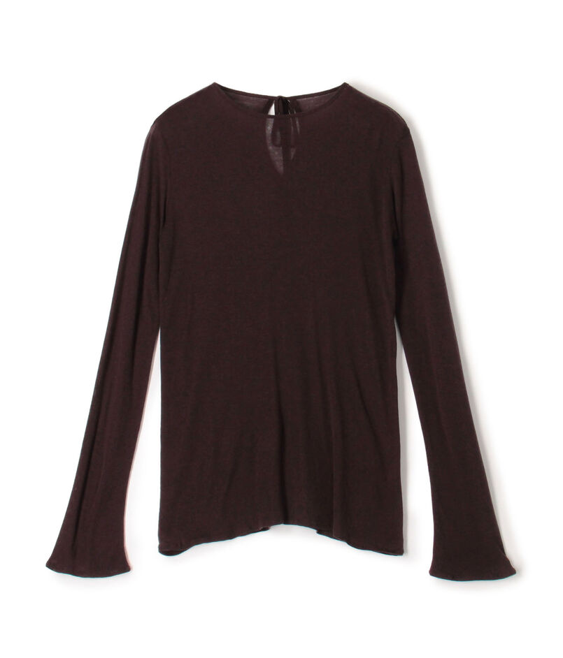 パターンメッシュ ロングスリーブプルオーバー